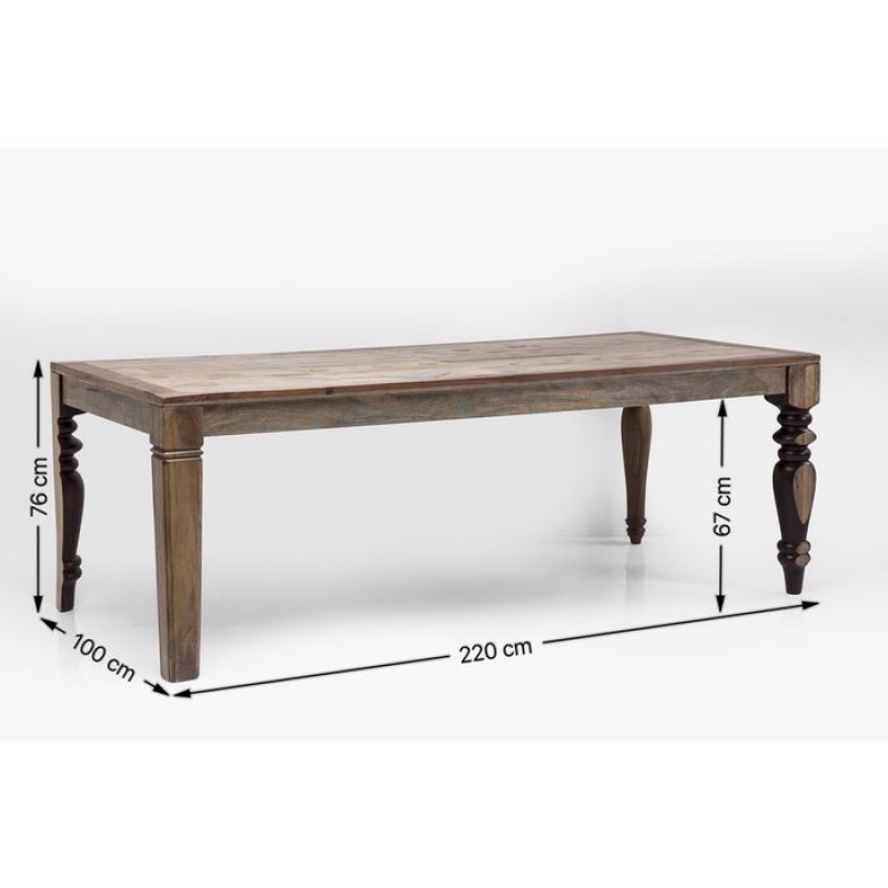 Table Duld Range 220x100cm